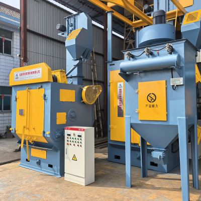 橡膠履帶拋丸機(jī)(錳鋼護(hù)板)